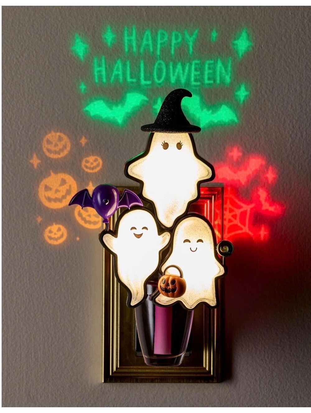 Halloween Ghost Night Light Plug-In BBW Projector Wallflower